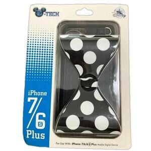 Disney D-Tech iPhone 7/6S Plus Mobile Digital Device Minnie Bow Black White NEW